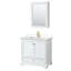 Ensemble de meuble-lavabo simple 36 "avec miroir Deborah-97696937-97696942-97718517