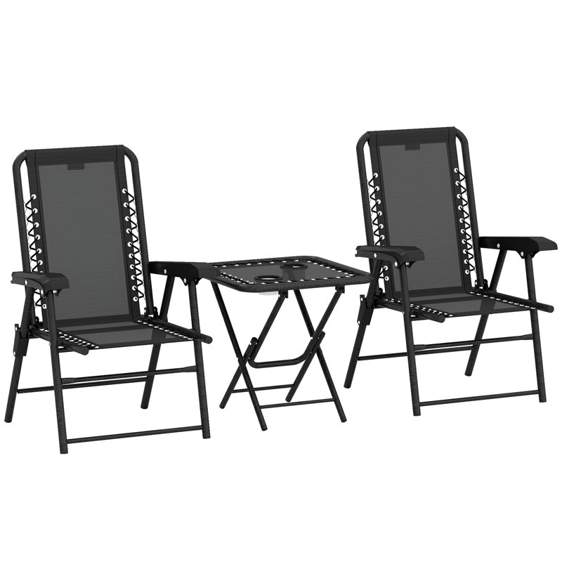  3 - Piece 2 - Person 50Cm L Outdoor Bistro Set