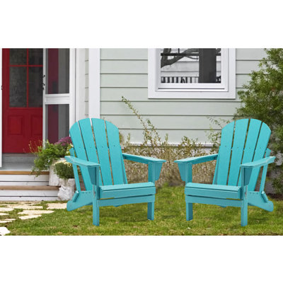Chaise Adirondack pliante en plastique Bethune