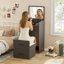 Ensemble de coiffeuse 3 en 1 avec miroir basculant Alexius-612534940