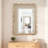 Wavy Rectangle Solid Wood Frame Decorative Mirror-1627116342-1627116343