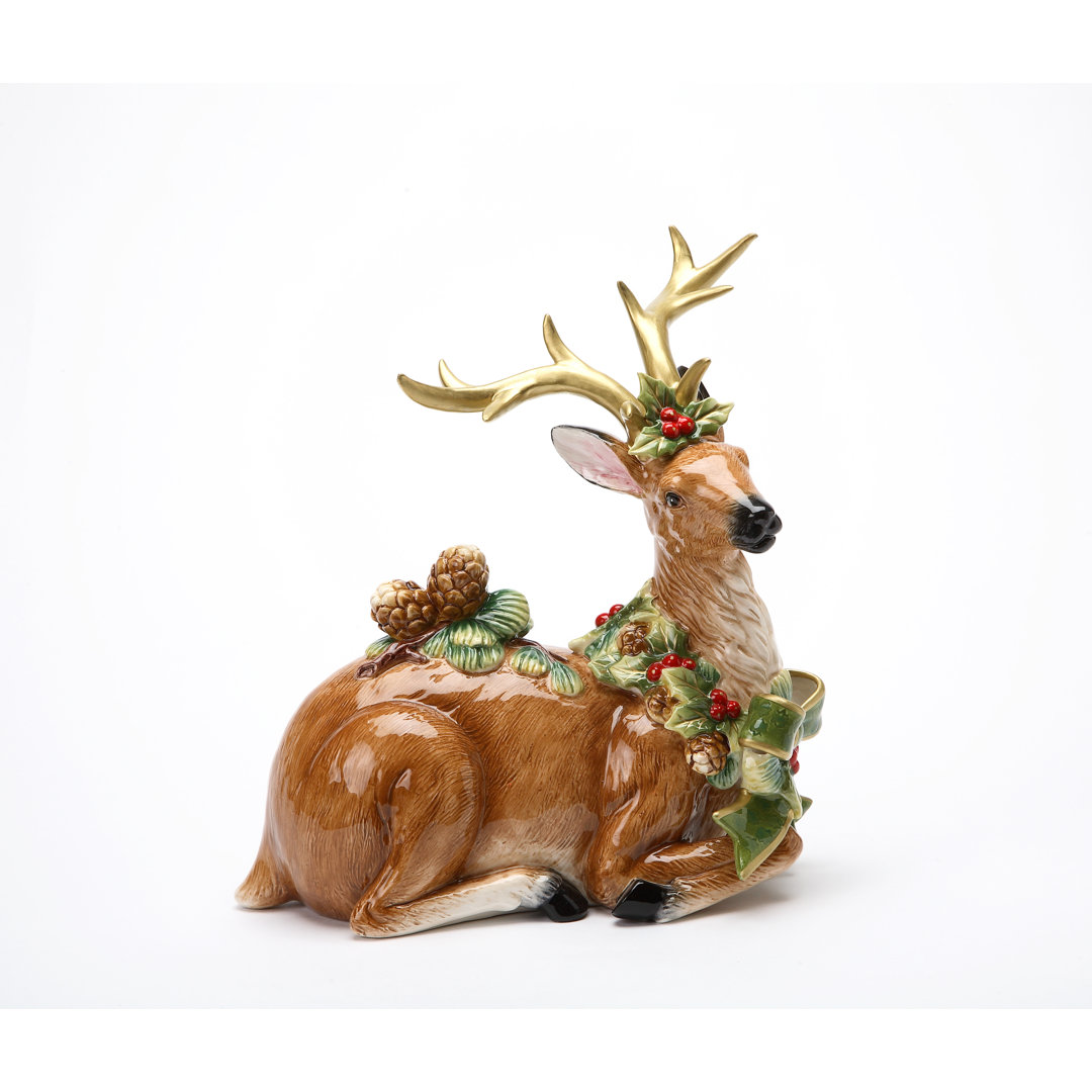 Reindeer Pine Cone Figurine The Holiday Aisle®