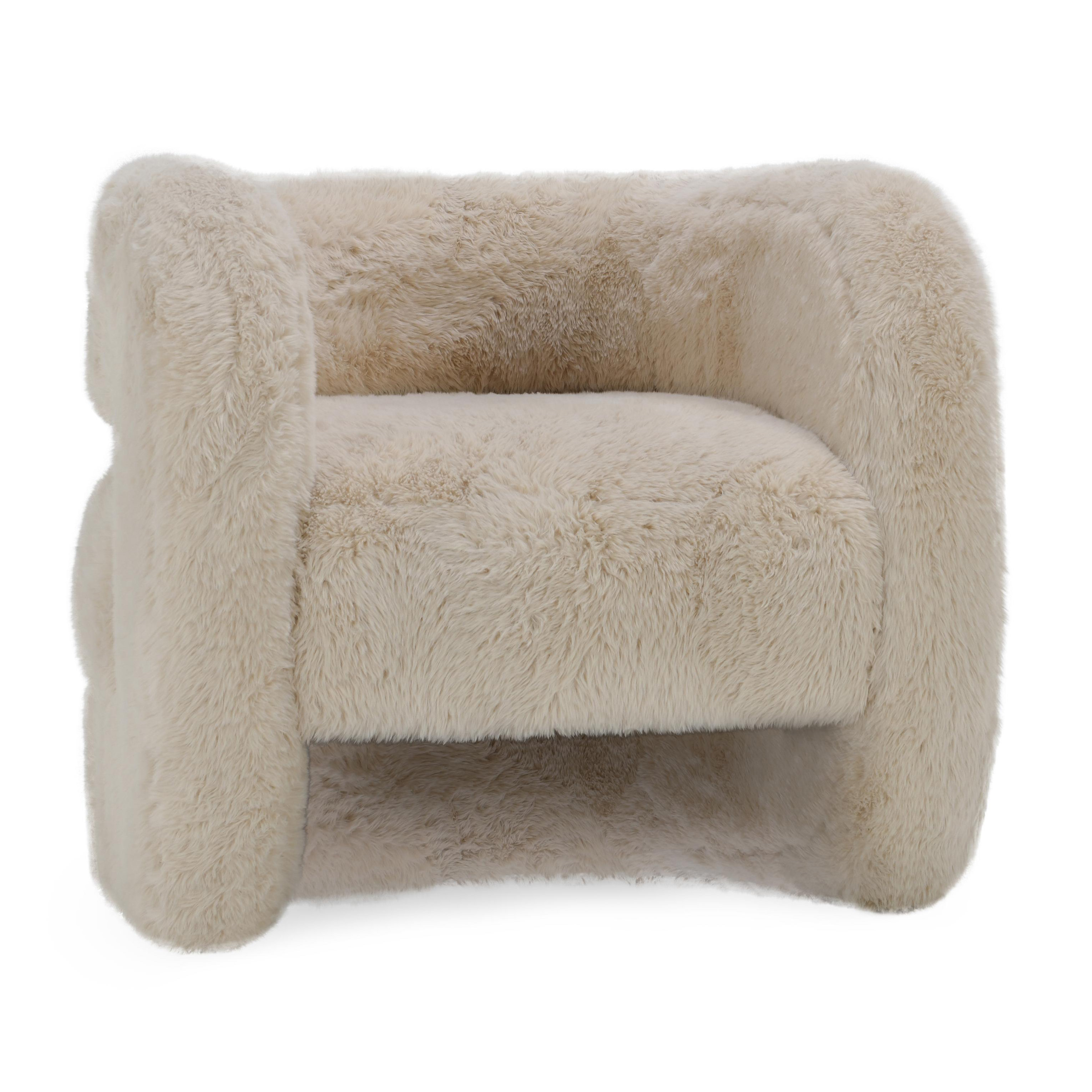 Classic Home Teddy Plush Accent Chair | Perigold