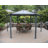 Palram - Canopia Monaco 13' x 15' Hexagonal Aluminum Hardtop Gazebo with Polycarbonate Roof Panels Durable Outdoor Patio Shelter Gray/Bronze