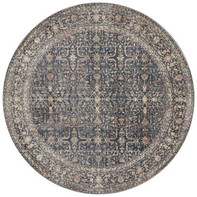 Tapis minuit / multicolore Jean Stoffer x Loloi Bradbury