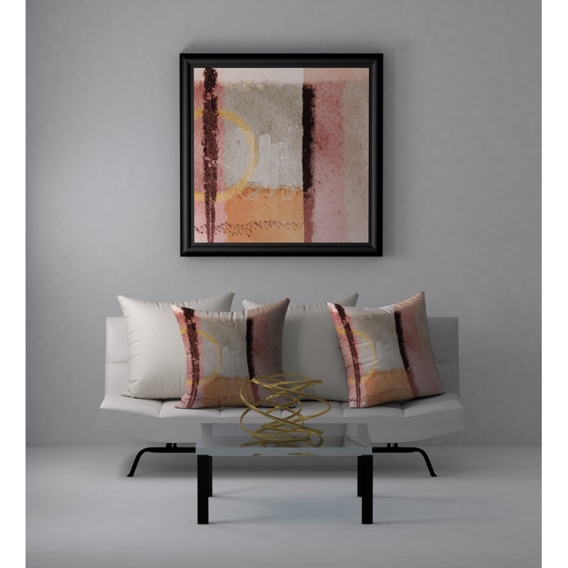Reversible Throw Pillow, 24" x 24"