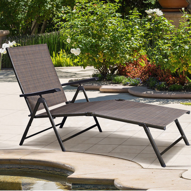 Soileau Outdoor Chaise Lounge