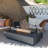 Rectangle Concrete Smokeless Fire Pit Table with Lid-86332010