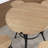 Bruce Round with Iron Base Dining Table-1029012780