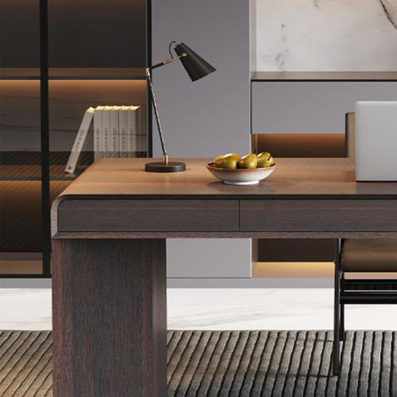 Bureau élégant et esthétique, H 29,52 po x l 86,61 po x P 31,49 po