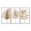 Ensemble de décorations murales Minimalist Tropical Beiges Leaves III - Plantes-107200179-107200181