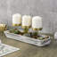 Wood Tabletop Candelabra