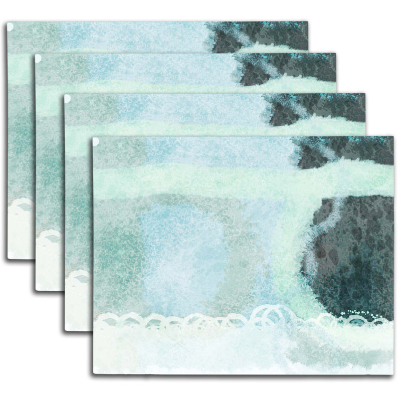 Napperon abstrait en polyester