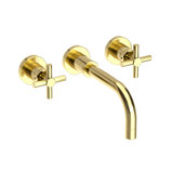 East Linear Wall Mount Bathroom Faucet