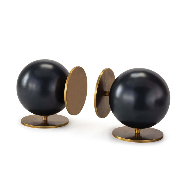 Grant Modern & Contemporary Metal Bookends