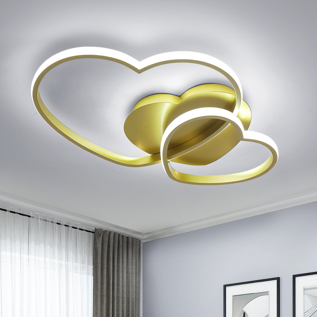 Stager Dimmable 50cm LED Integrated Semi Flush Mount