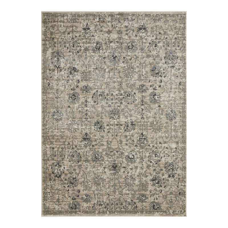 Floral Indoor Rug, Rectangle 8' x 10'