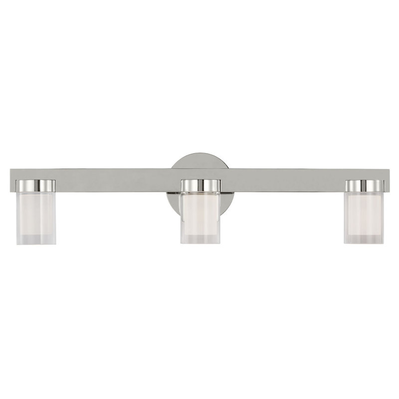 Esfera 3 - Light LED Bath Sconce, Polished Nickel