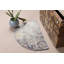 Explorez la beauté de ce tapis rond turc rétro parfait pour votre entrée