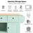 Kitchen Cart with Drop-Leaf Countertop and Internal Storage Racks-848109888