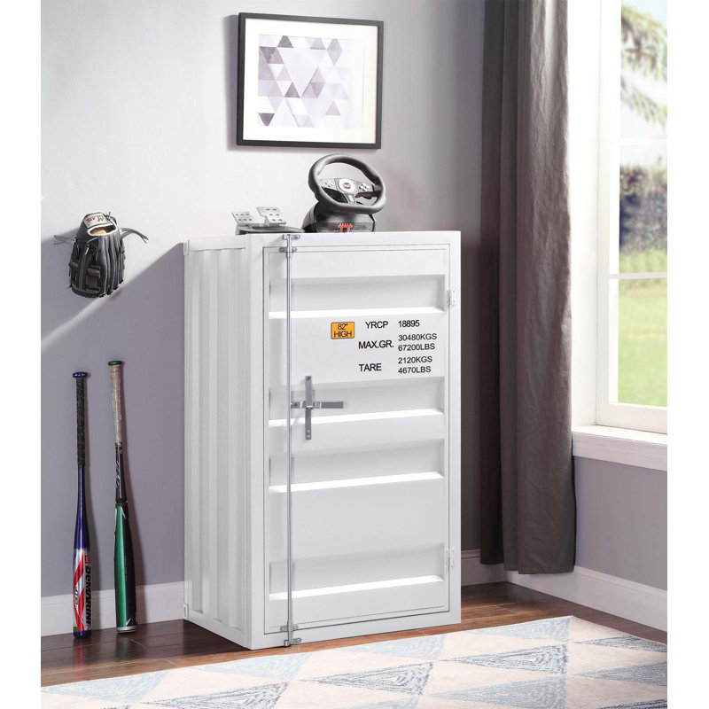 Coffre durable à 1 porte avec serrure pour un rangement sécuritaire et efficace dans n'importe quel espace