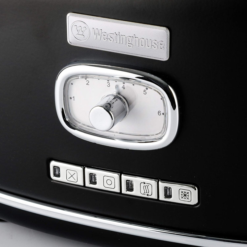 Retro 2 Slice Toaster, Black