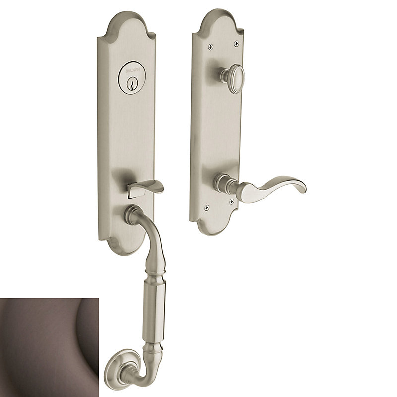 Manchester Single Cylinder Entrance Handleset, Venetian Bronze, Right