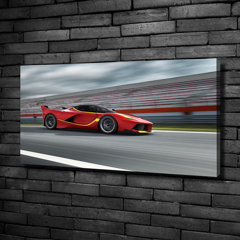 Sports Car - Wrapped Canvas Print