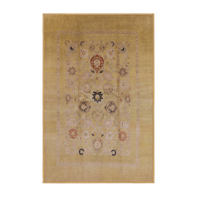 Tapis oriental brun / rose