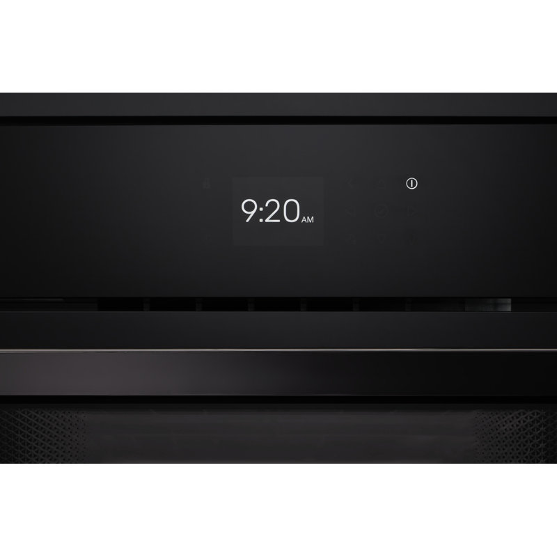 30"W. Steam Convection Oven, Black Glass