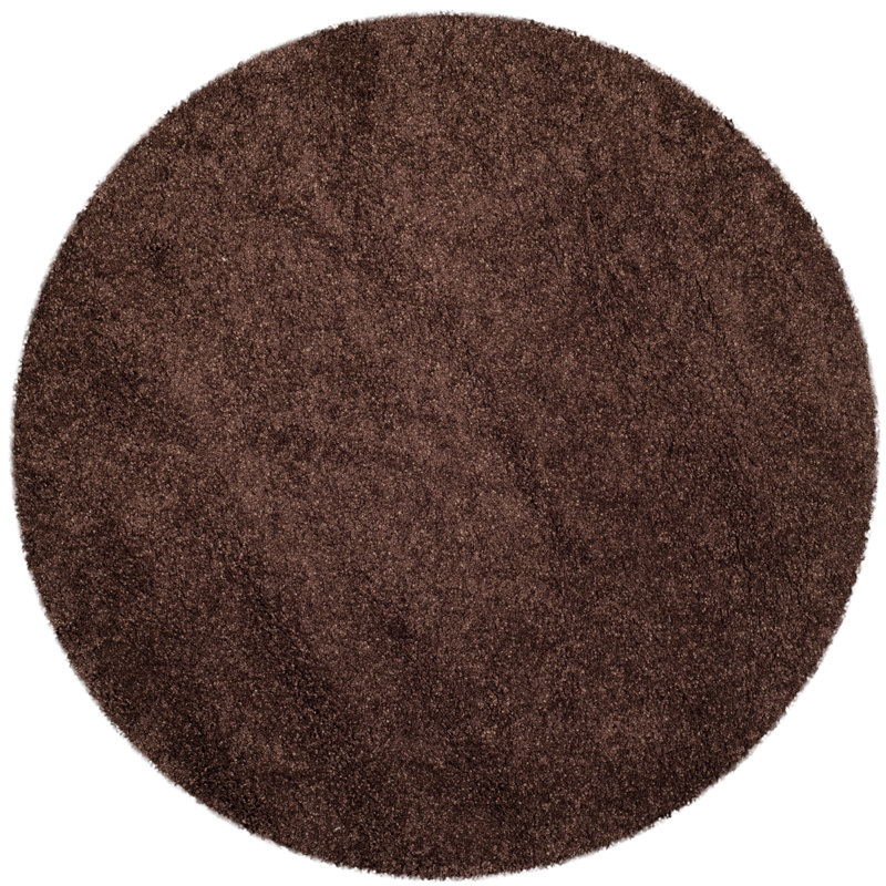 Starr Hill Brown Area Rug, Round 3'