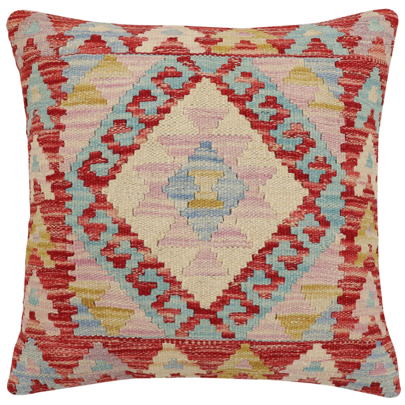 Canty Geometric Throw Pillow