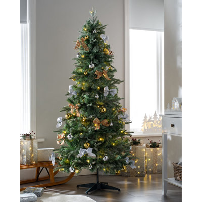 6' H Lighted Artificial Christmas Tree