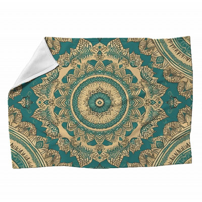 Machine Printed Throw Blanket