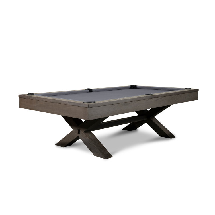 Crissycross 8' Slate Pool Table with Professional Installation Included