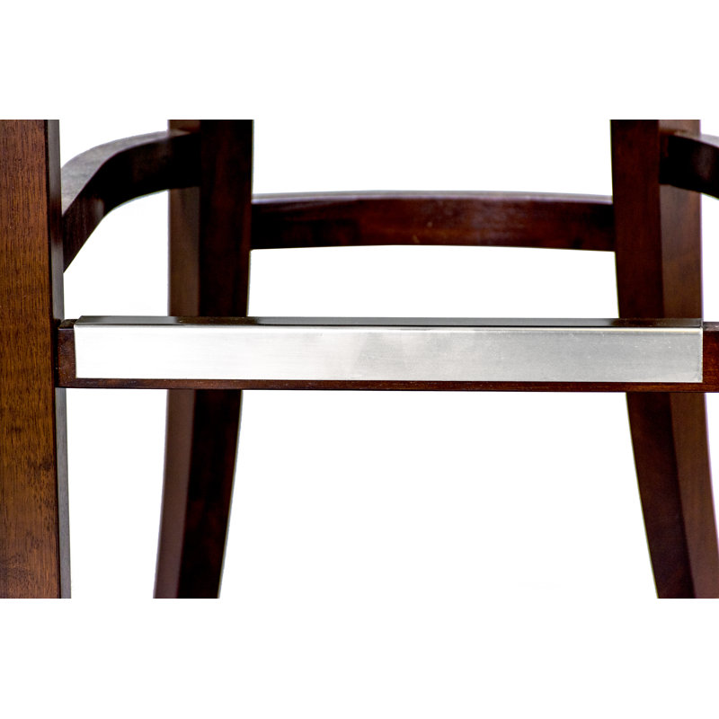 Tabouret de bar et de comptoir Canonbury Carleton, Tabouret de bar (siège d'une hauteur de 30 po), Espresso, Vison