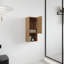  Armoire de salle de bain murale Cranor avec rangement ouvert et fermé-128489336