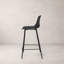 Tabouret de comptoir en plastique AGata, noir-423887932