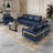 Bellago 83.5'' Faux Leather Sofa-1794552943