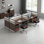 Bureau rectangulaire pour 4 personnes