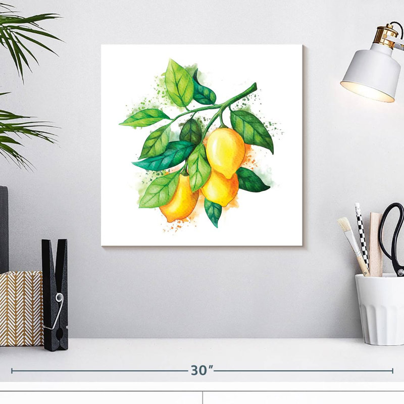Yarlin - branche de citron, H 16 po x l 16 po