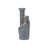 31" 4-Tier Modern Geometric Outdoor Water Fountain with LED Lights, Handcrafted Weather-Resistant Resin Water Feature