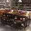 Ensemble d'îlot de cuisine en acier 47,24 po Inas-239688821
