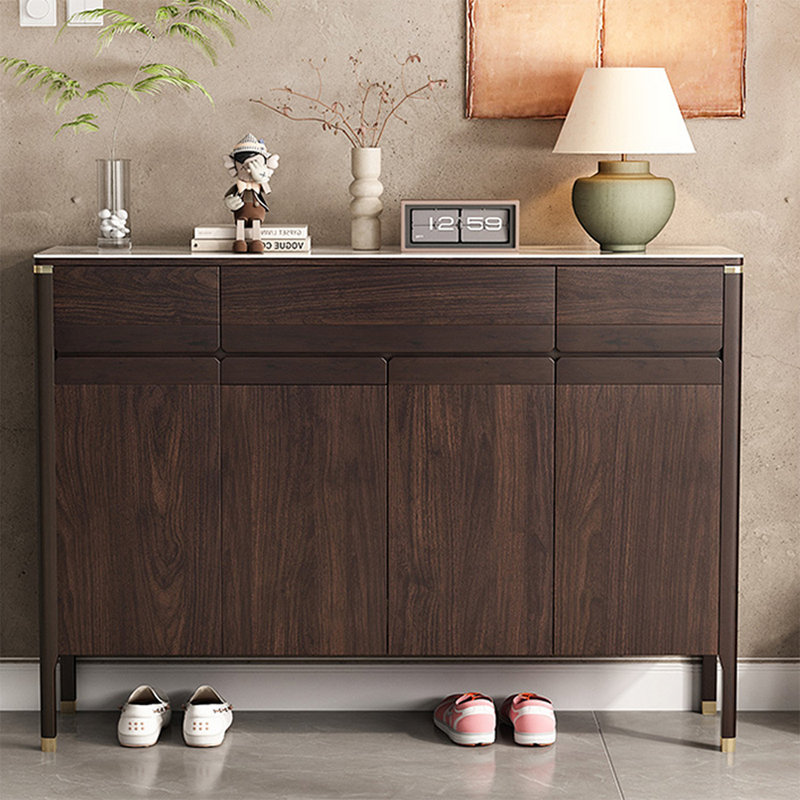 Nut-Brown Solid + Manufactured wood Shoe Storage
