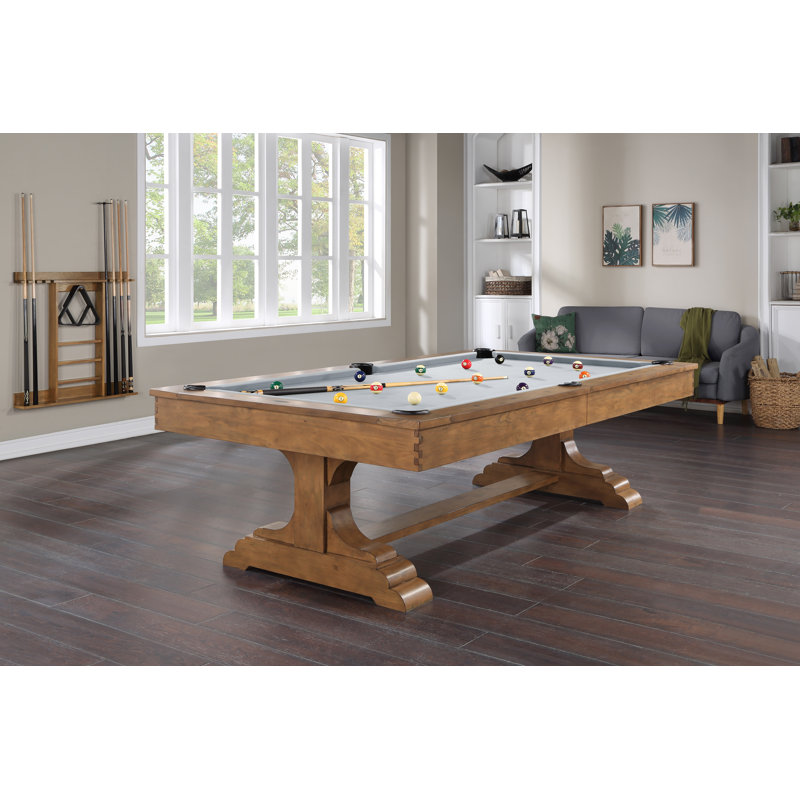 8' Wellfleet Pool Table with Dining Top and Bench-Includes Professional Install ($1,000+ Value)