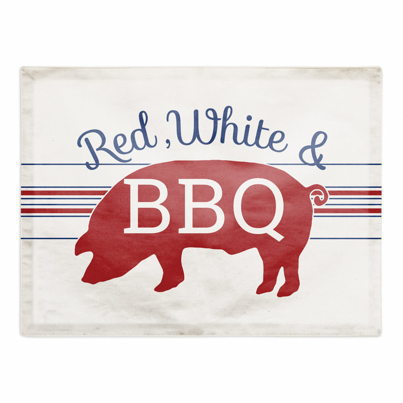 Adelson Polyester Striped Rectangle Placemat
