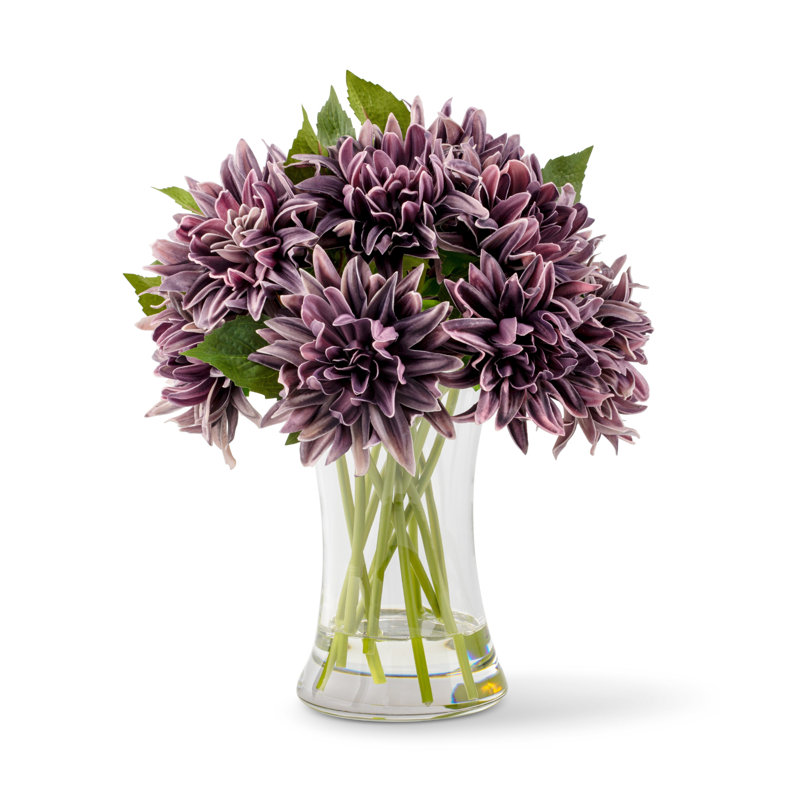 Deauville RealTouch Dahlia Arrangement, Periwinkle