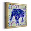 «Painted Elephant II», reproduction d'art graphique sur toile encadrée-389465896-389465897