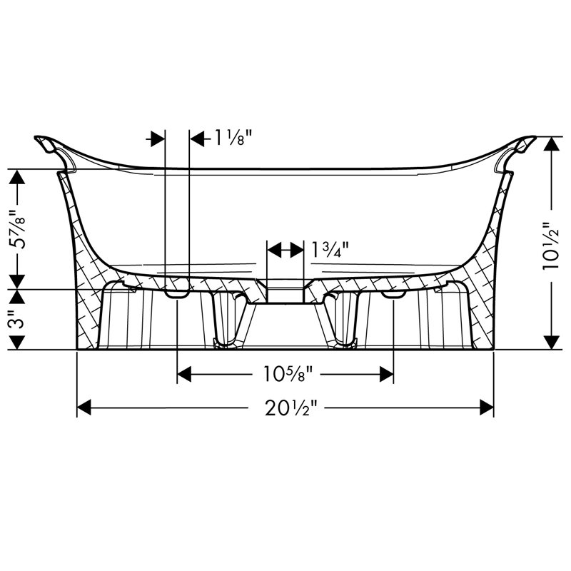 Urquiola 24.57'' L Bathroom Sink