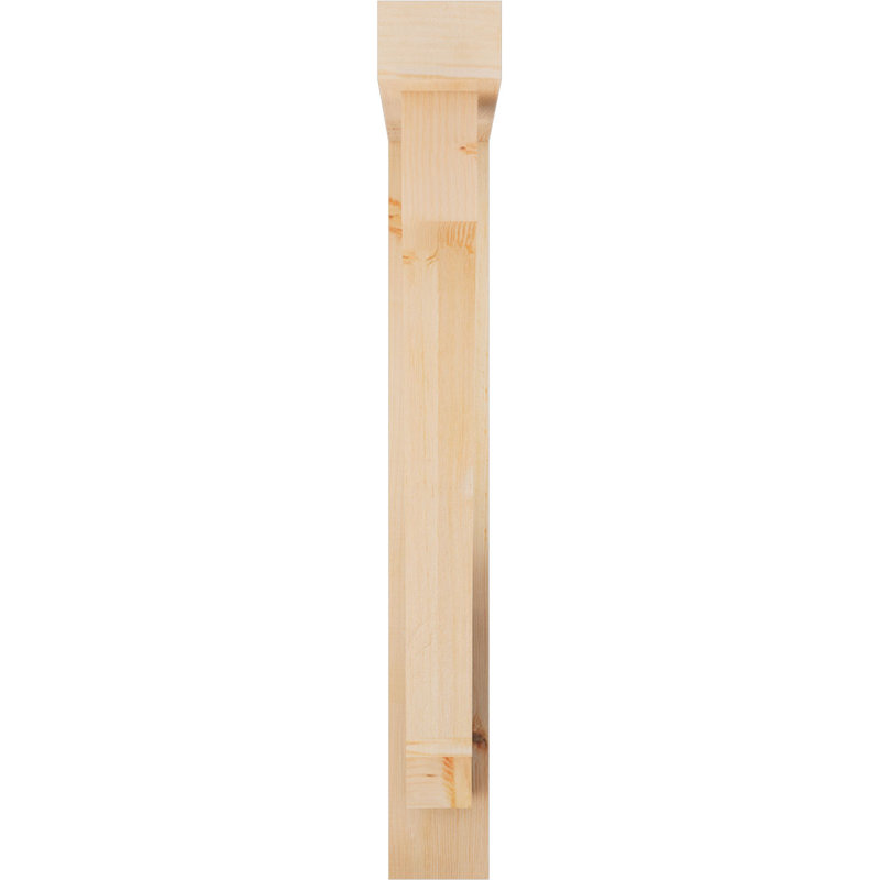Support de bloc impérial avec entretoise décalée, 44 x 32, Sapin Douglas de l 5 1/2 po (lisse)